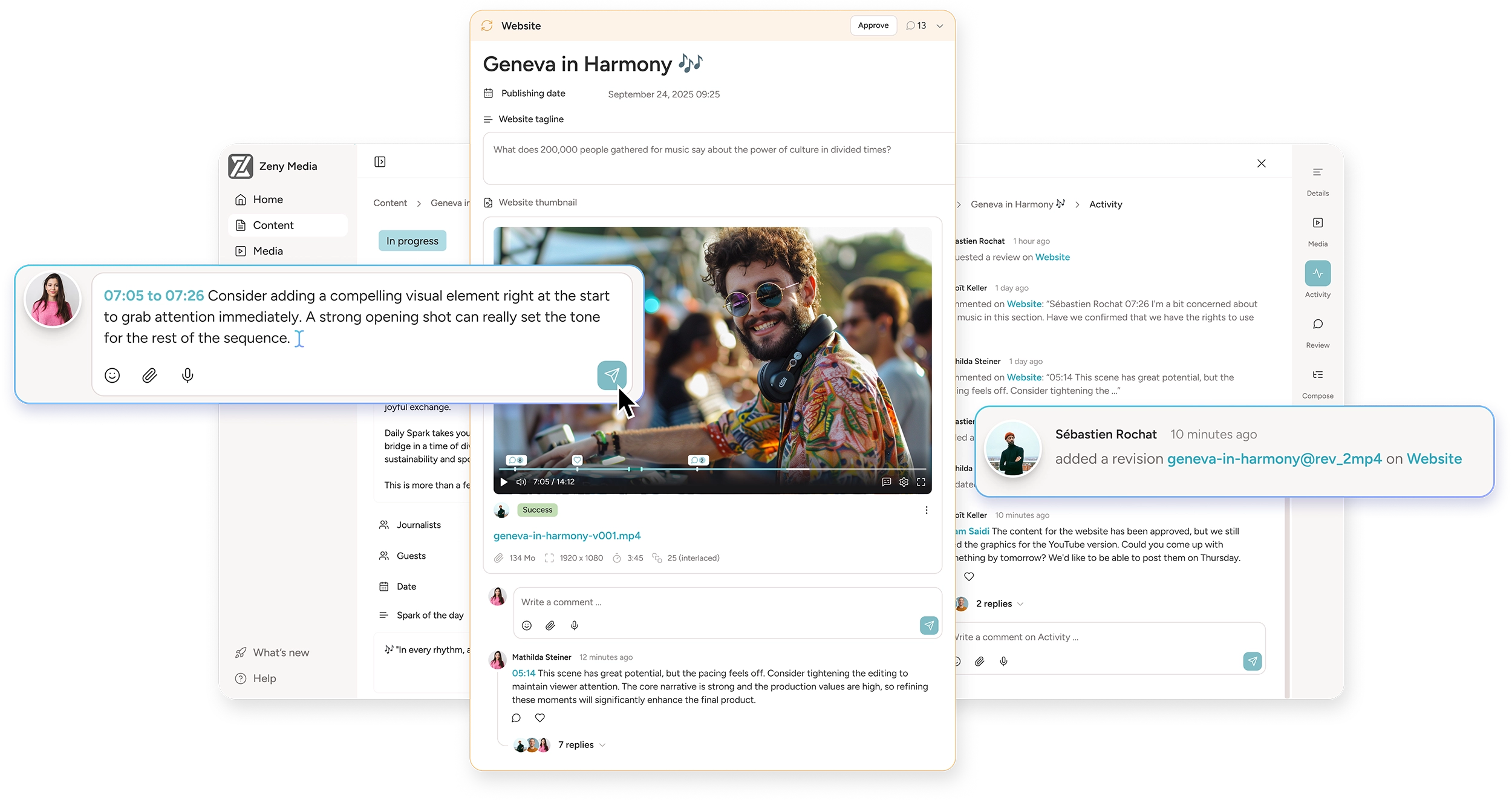 Module de validation et collaboration